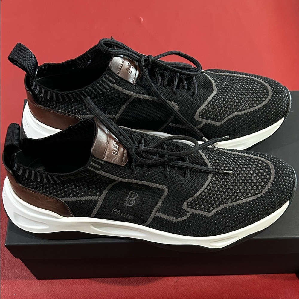 Berluti Shadow Knit Men's Sneakers - Picture 2 of 12